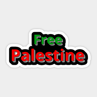 Free Palestine Sticker